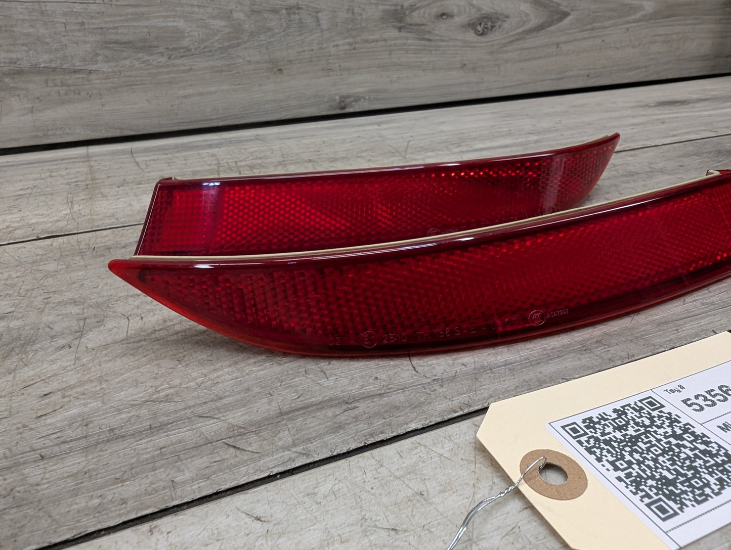 2007-2013 BMW X5 E70 Rear Left Right Bumper Reflectors SET 7240997