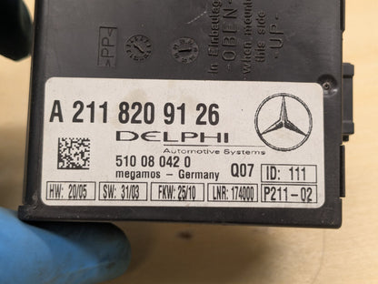 2009-2011 Mercedes-Benz SLK-Class R171 Anti Theft Siren Alarm Module A2118209126