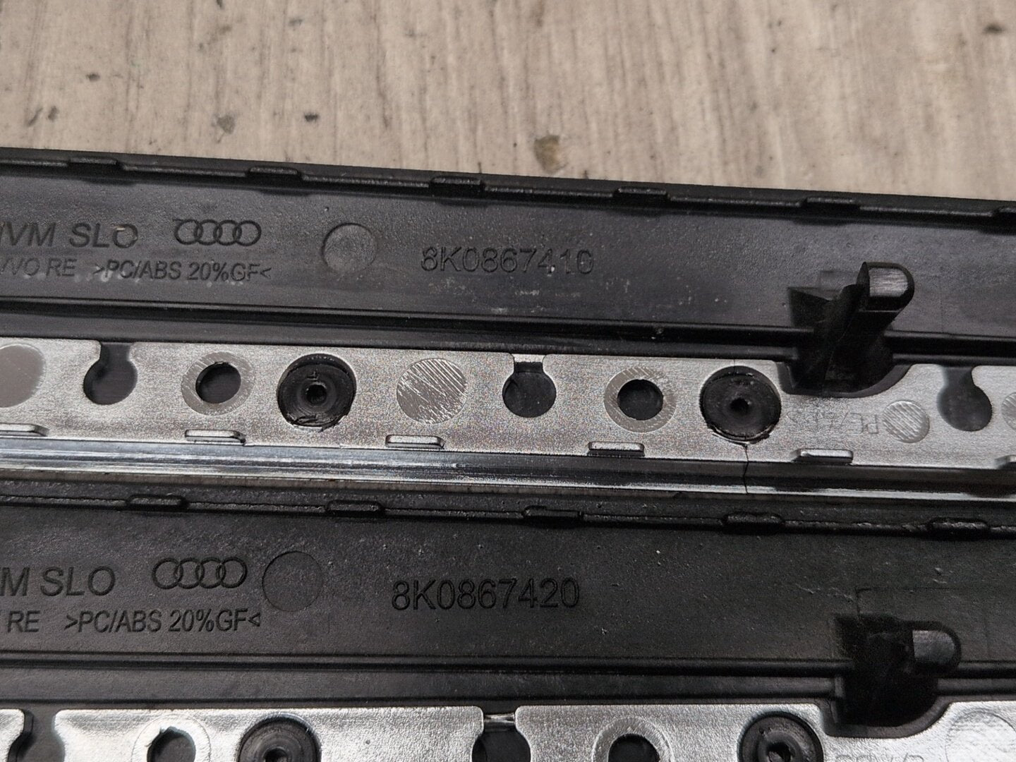 2010-2016 Audi S4 B8 Front Rear Left Right Interior Door Panel Trims SET 8K0867409 OEM