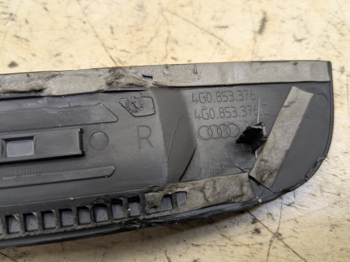 2012-2018 Audi A6 C7 Scuff Plate Door Sill SET 4G0853373B OEM