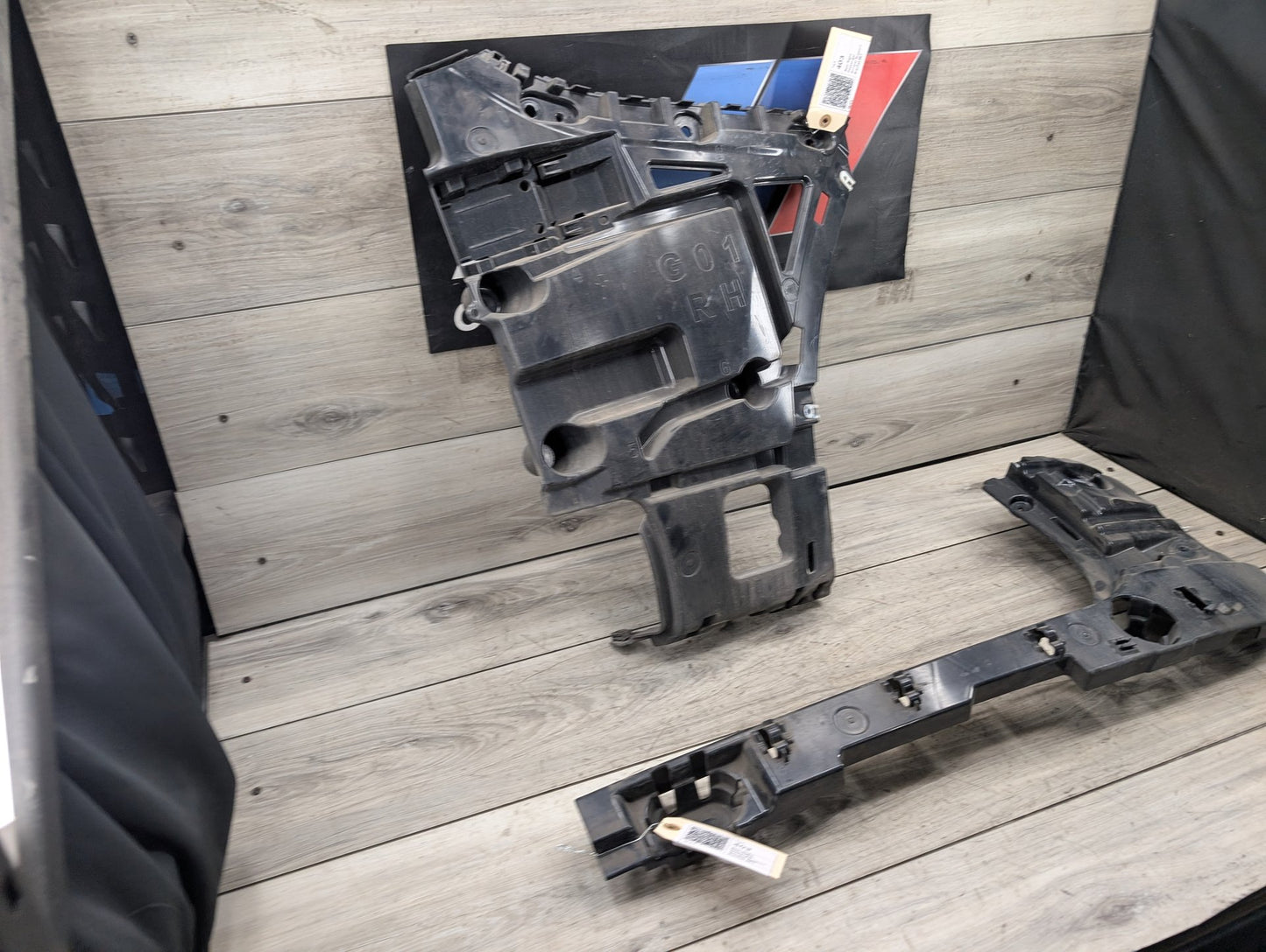 18-21 BMW G01 F97 X3 Rear Bumper Right Passenger Side Brackets Mounts Supports