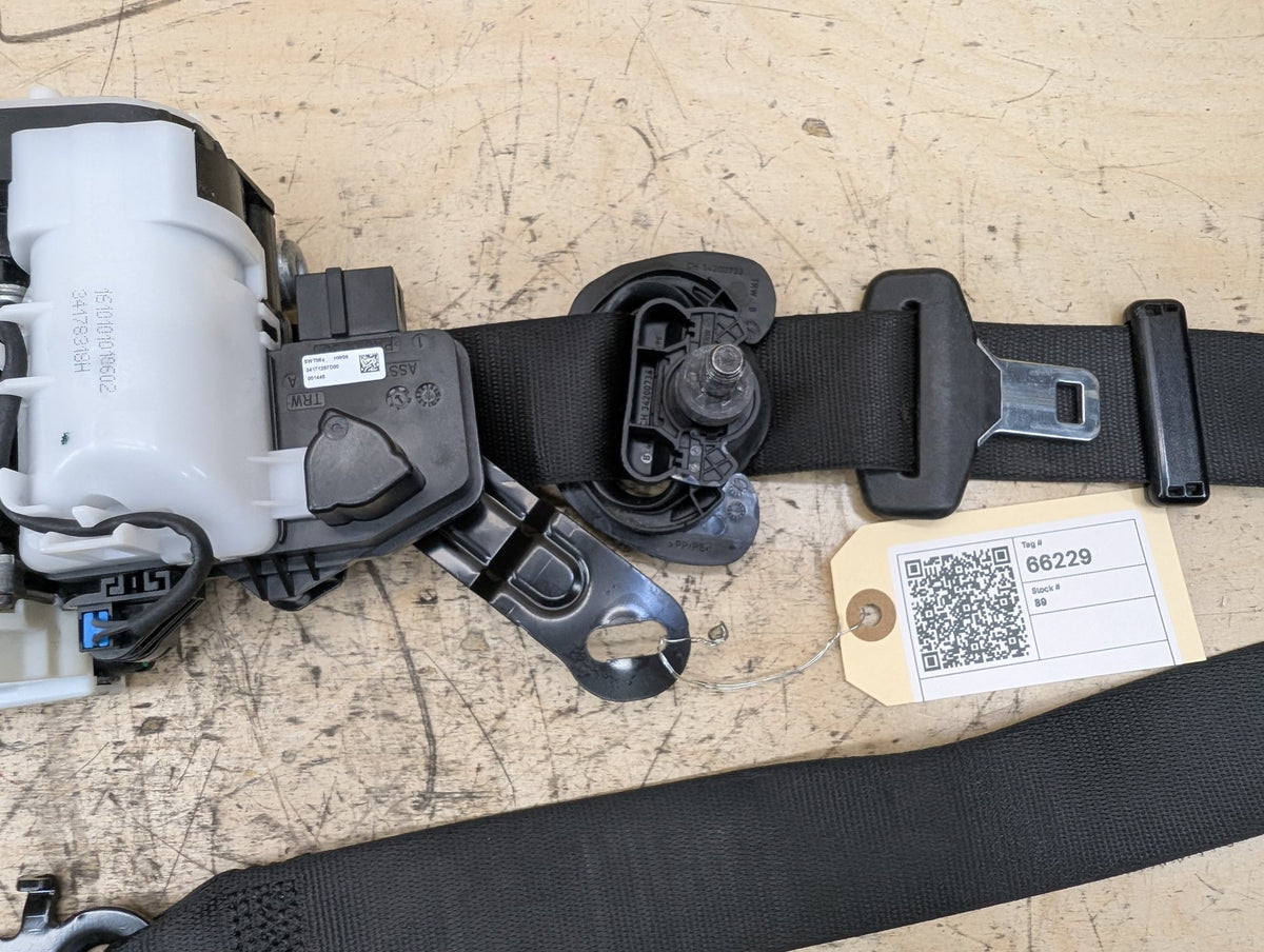 16-22 OEM BMW G11 G12 740 750 M760 Front Left Driver Seat Belt Retractor Black