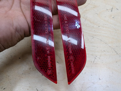 2012-2018 BMW 328i F30 Rear Left Right Bumper Reflectors SET 7301188