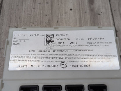 2015-2018 BMW X5 F85 Bdc Body Domain Fem Control Module w/ Key 9387233 OEM
