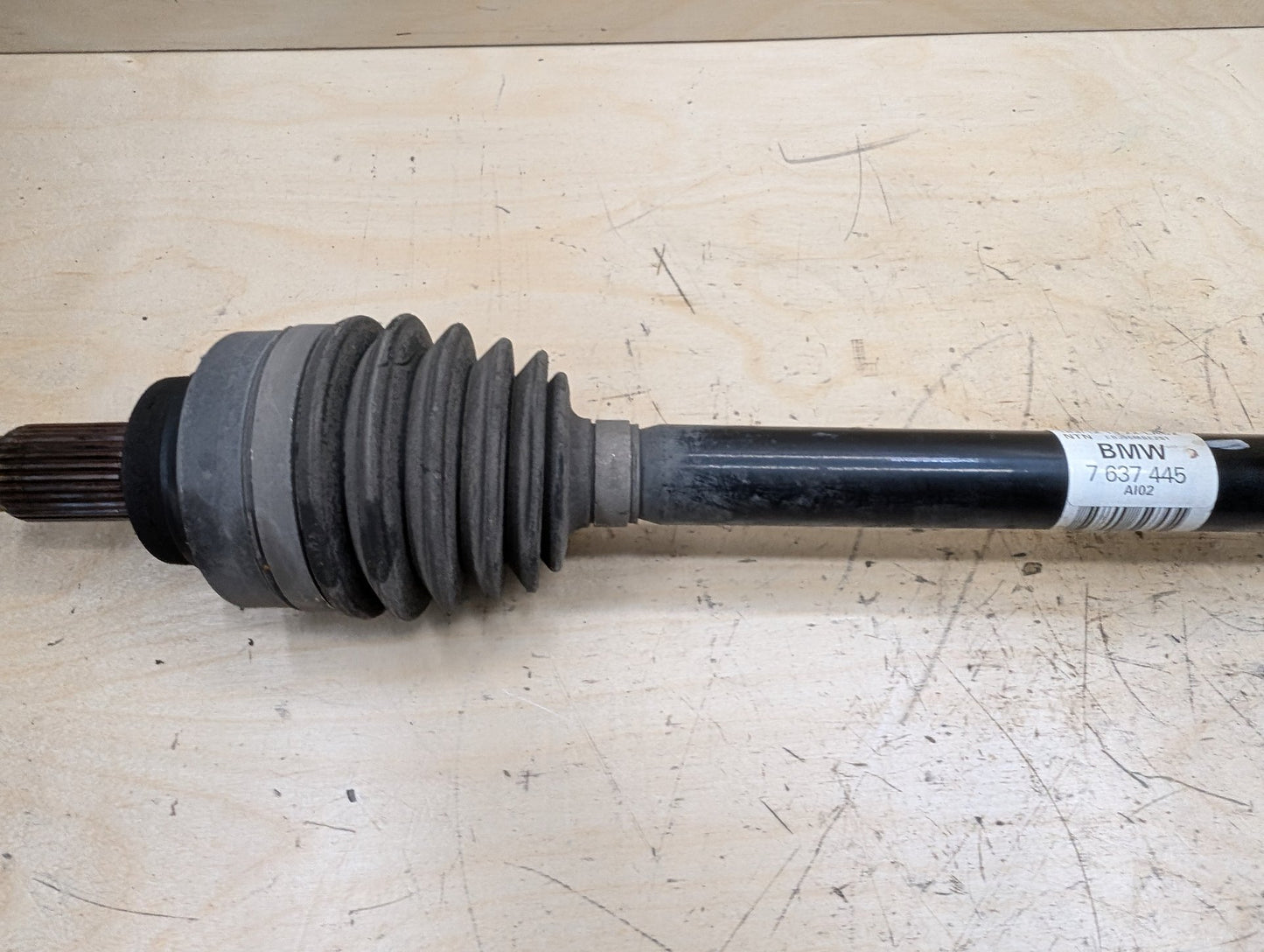2012-2018 BMW 328i F30 Rear Left Driver Half Shaft Output CV Axle 7637445