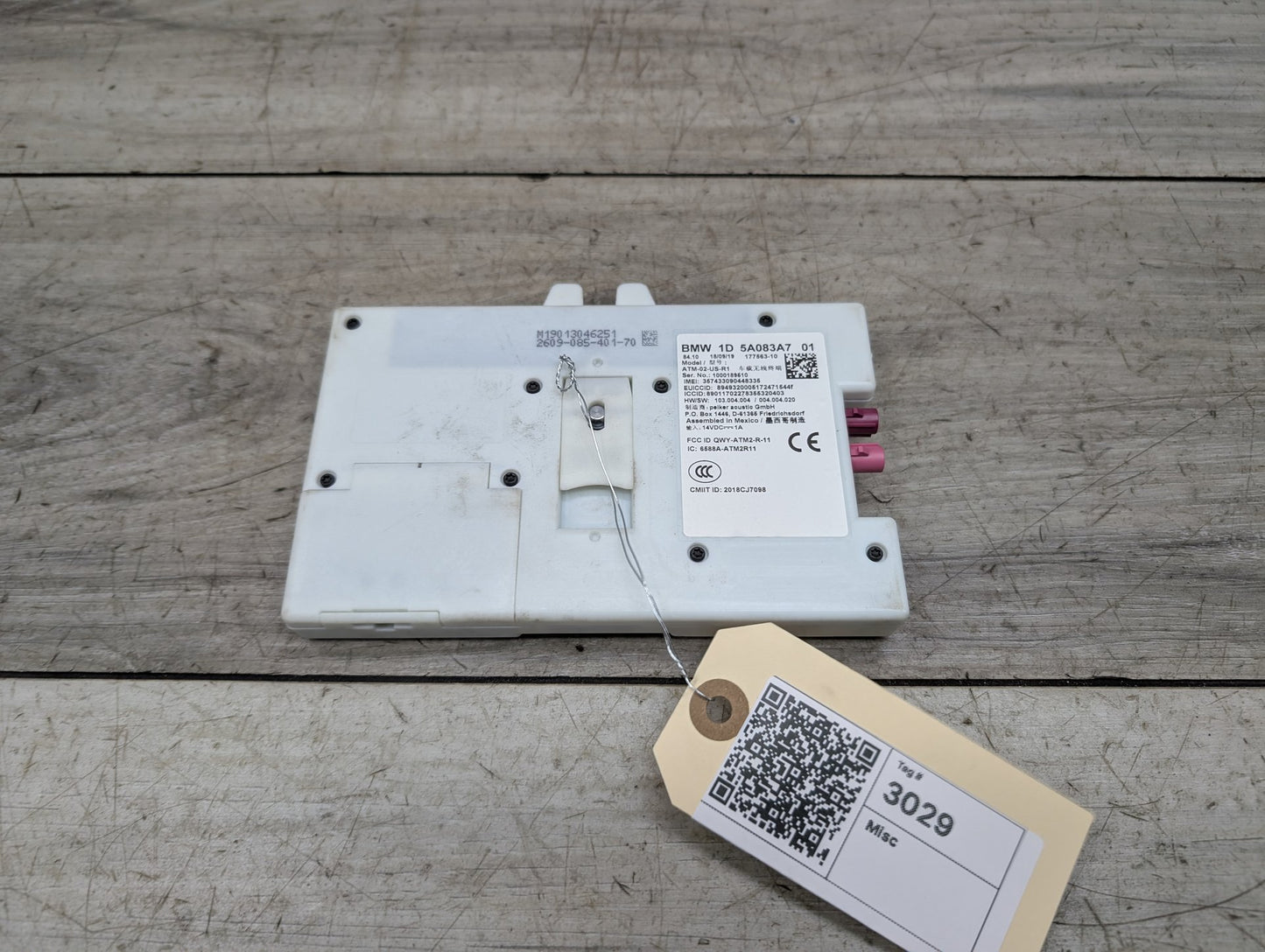 OEM BMW G05 G12 G20 G22 G26 G30 G42 G80 G82 M3 M4 Telematics Control Module Unit