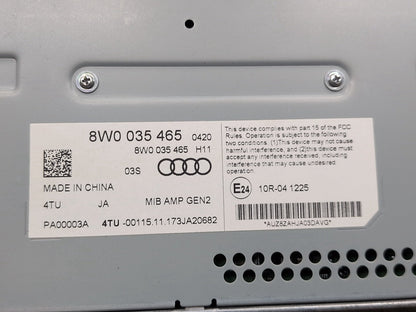 2018-2023 Audi S4 B9 Stereo Audio Amp Amplifier 8W0035465