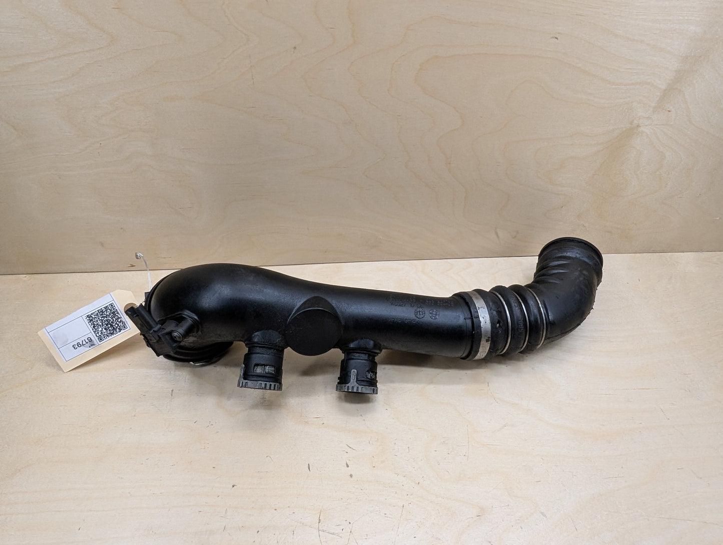 2007-2013 BMW E93 335i N54B30A Engine Motor Turbo Charger Tube Pipe 7556554