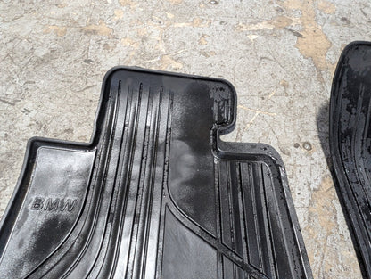12-18 OEM BMW F30 F80 Front Rear Left Right All Weather Carpet Floor Mats SET