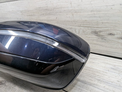 17-23 OEM BMW G30 530 540 M550 Left Driver Side Mirror Blind Spot SHADOW GLOSS
