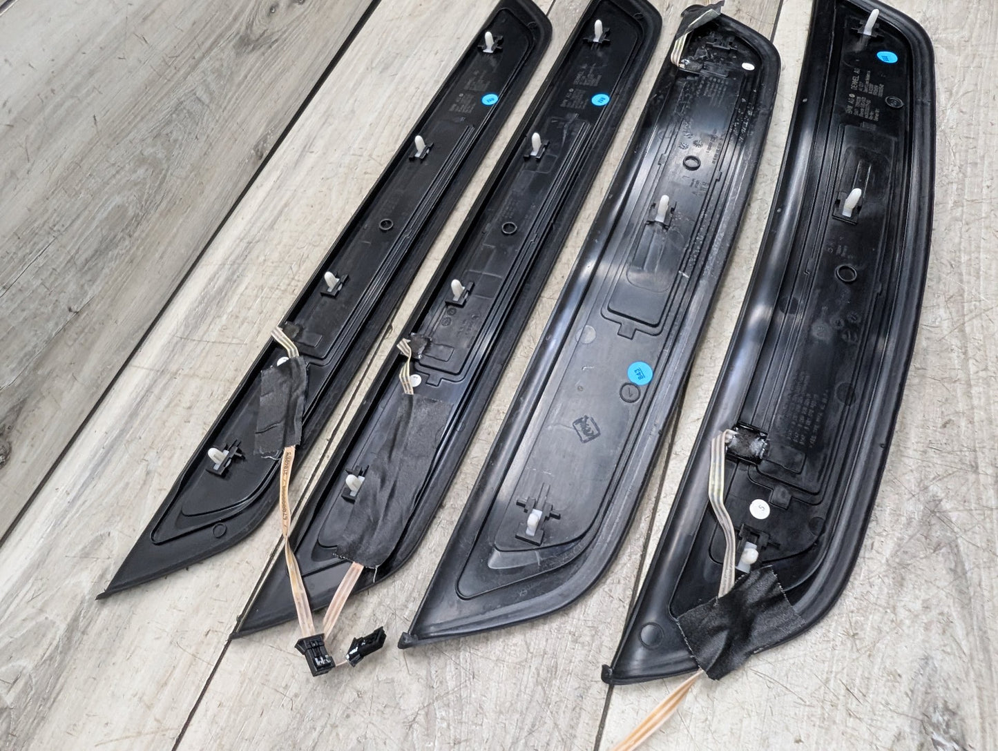 2017-2023 BMW 530i G30 Front Rear Left Right Scuff Plate Door Sill SPORT SET 7405774