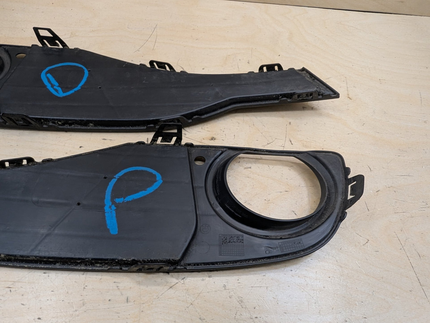 2012-2018 BMW 328i F30 Front Left Right Bumper Fog Lamp Lights Brackets SET 7255365