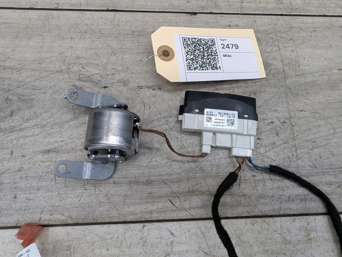 2014 - 2018 BMW X5 F15 Steering Wheel Vibration Generator Motor w/ Module SET 9218381 N63B