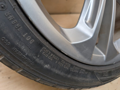 15-18 OEM Audi Q3 Wheel Rim 19x8.5 ET36 Alloy Double Spoke 8U0601025AD