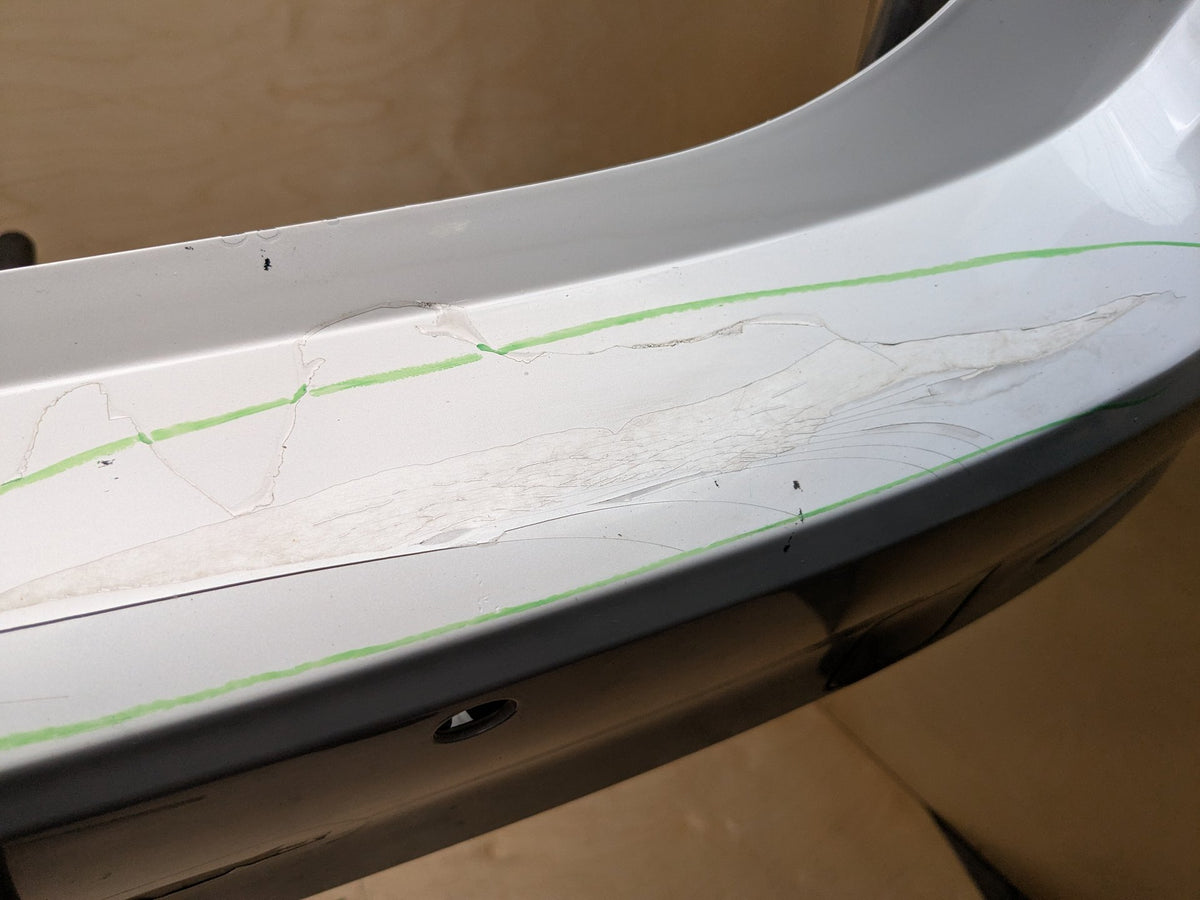 2017-2023 BMW 530i G30 Rear Bumper Cover White A96