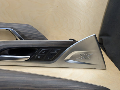 2018-2024 BMW X3 G01 - Front Rear Left Right Interior Wood Trim SET PN: 7410289