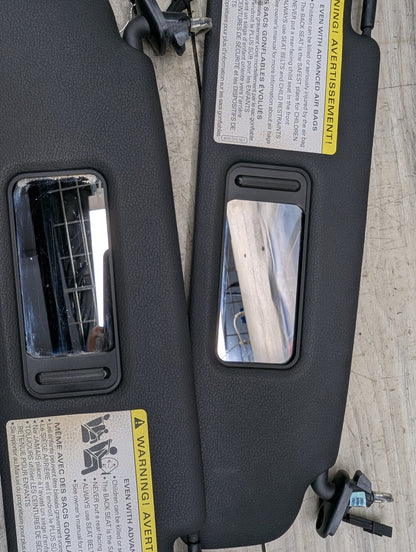2008 - 2017 Audi S5 8T Front Left Right Sun Visor SET 8H0857551Q