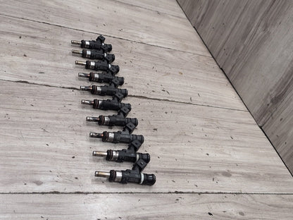 2004-2010 BMW E64 M6 S85B50A Engine Motor Injector SET 7839098
