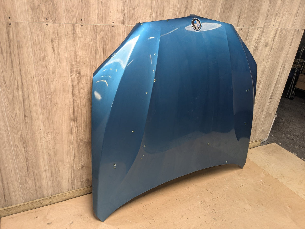 14-19 OEM BMW F15 F16 F85 F86 X5 X6 X5M X6M Hood Bonnet Panel LONG BEACH BLUE METALLIC (C16)