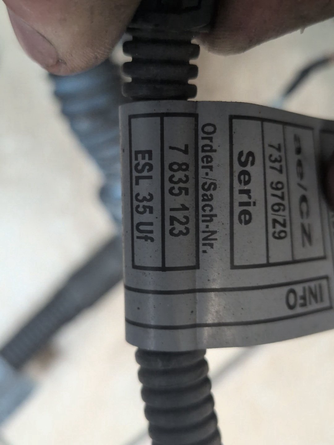 2004-2010 BMW E64 M6 S85B50A Engine Motor Ignition Injector Wiring Wire Harness 7838569