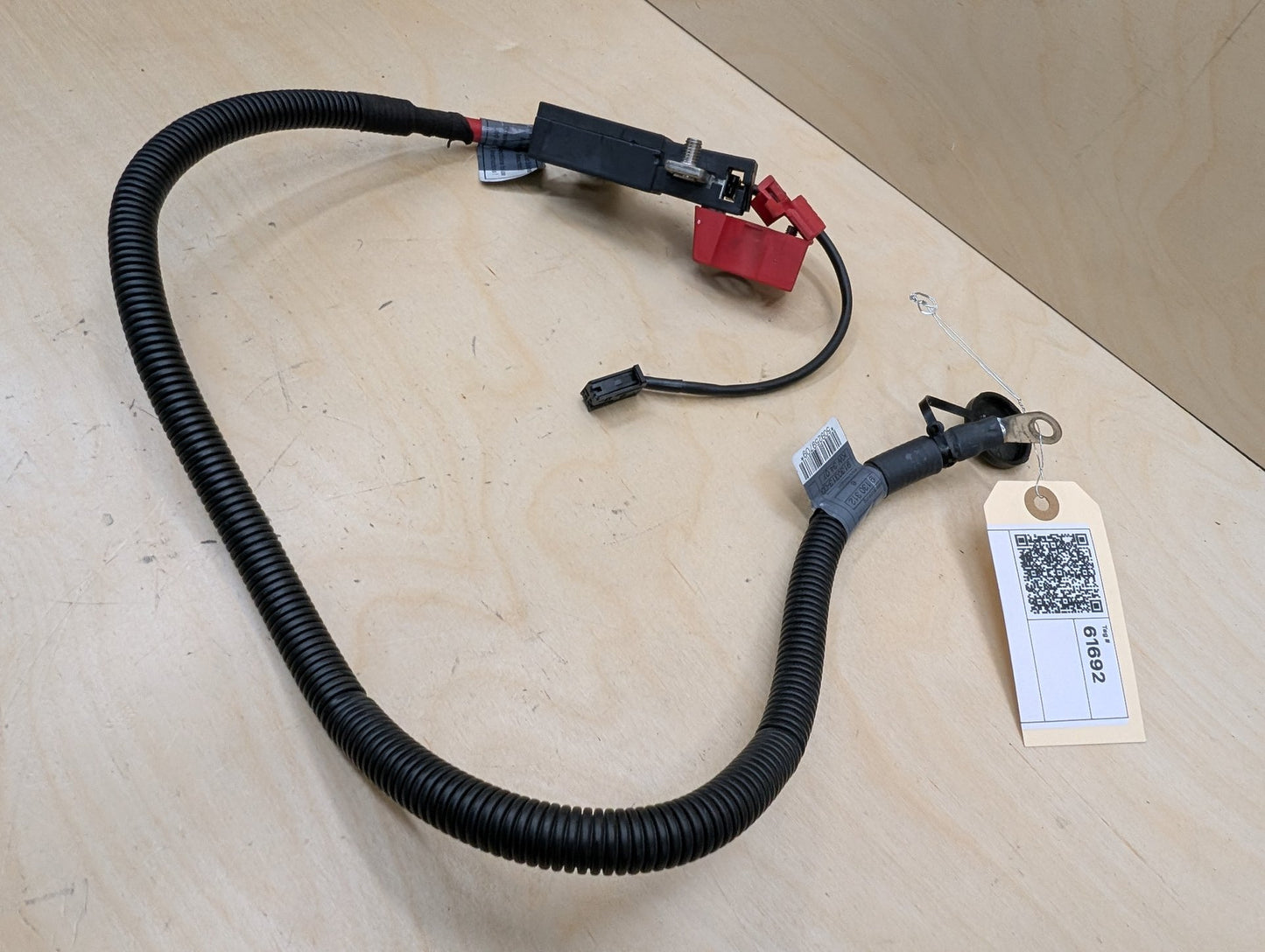 07-13 OEM BMW E93 328 335 M3 Convertible Battery Terminal Positive Red Cable