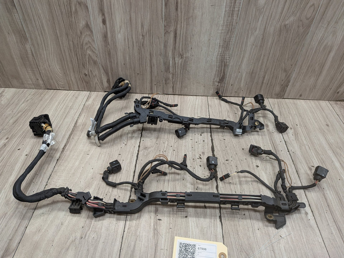 16-19 OEM BMW G11 G12 N63 Left Right Engine Injector Valve Wiring Harness SET