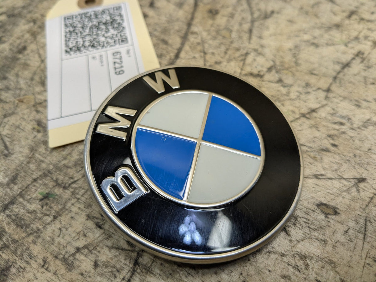 Genuine OEM BMW F39 F90 G20 G30 G80 M3 Bumper Hood Trunk Rear Round Emblem 74mm