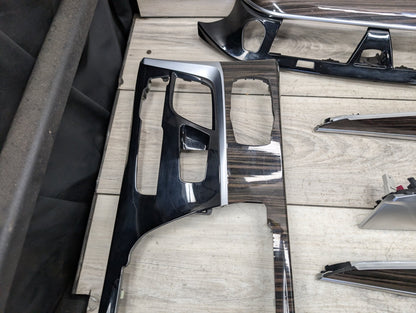 2017-2023 BMW 530i G30 Front Rear Left Right Dash Interior Trims SET 9370802
