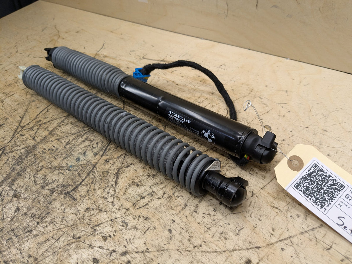 2016-2019 BMW 750i G12 Liftgate Trunk Lid Strut Shock Supports SET 7357110 OEM