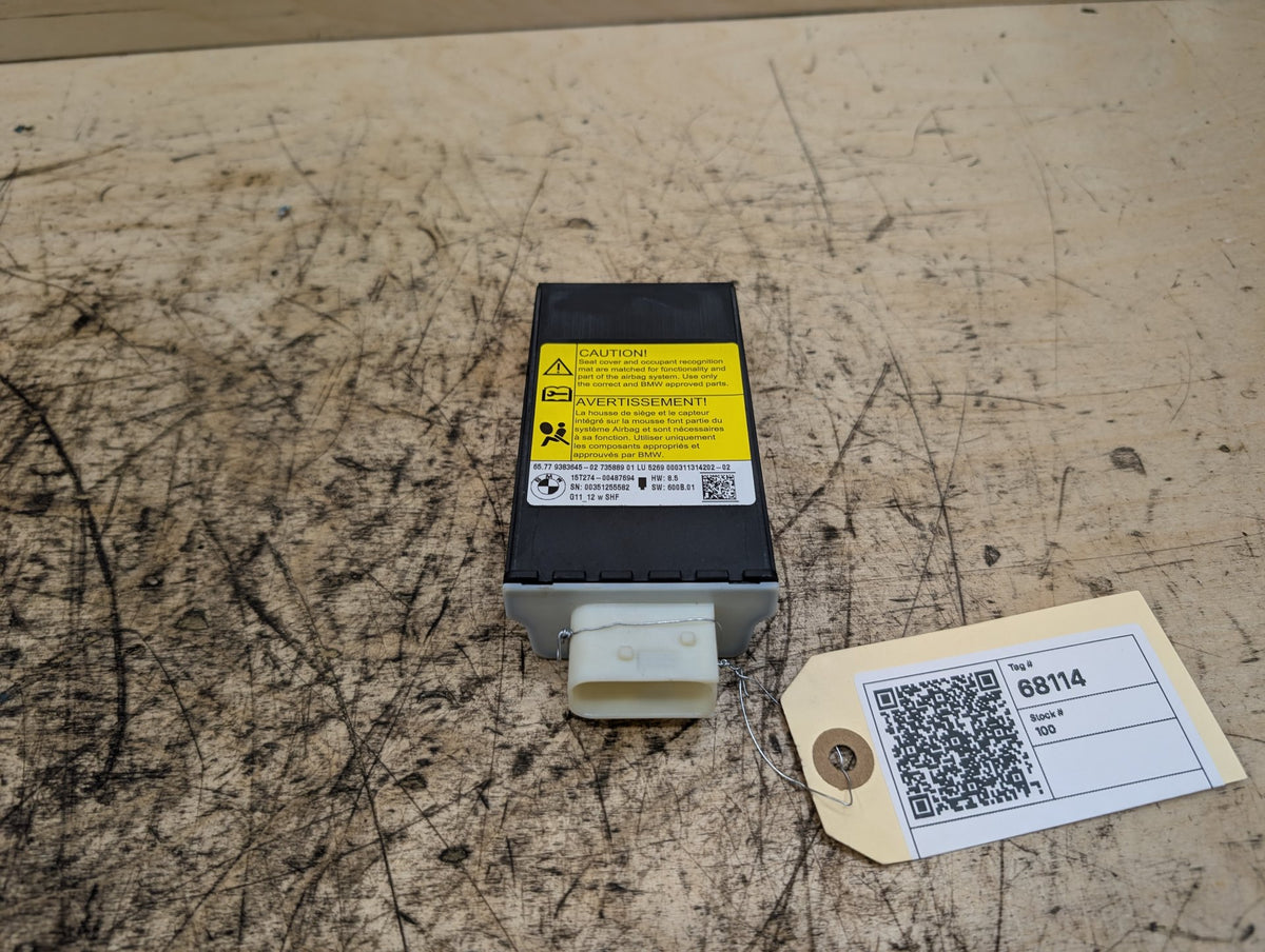 2016-2019 BMW 740Li G12 Front Right Passenger Seat Module 9383645 OEM