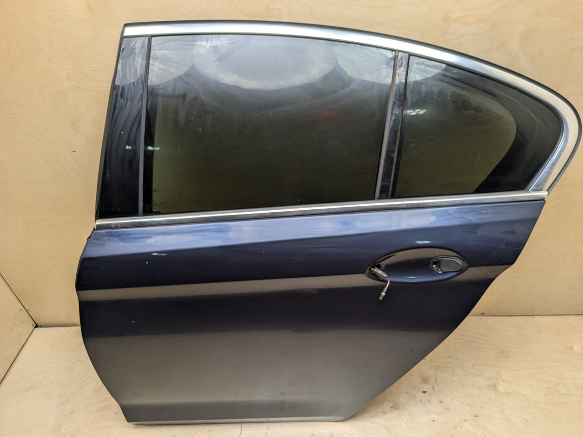 17-23 OEM BMW F90 G30 530 540 M550 M5 Rear Left Driver Door Shell Panel Blue A89