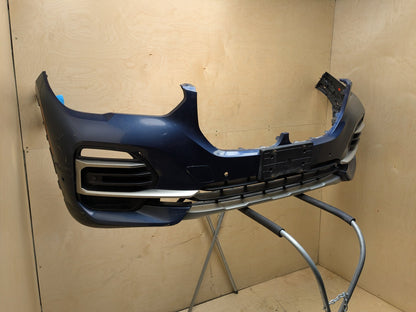 19-23 OEM BMW G05 X5 Front Bumper Cover w/ Lower Grilles Blue C1M PN:9492878