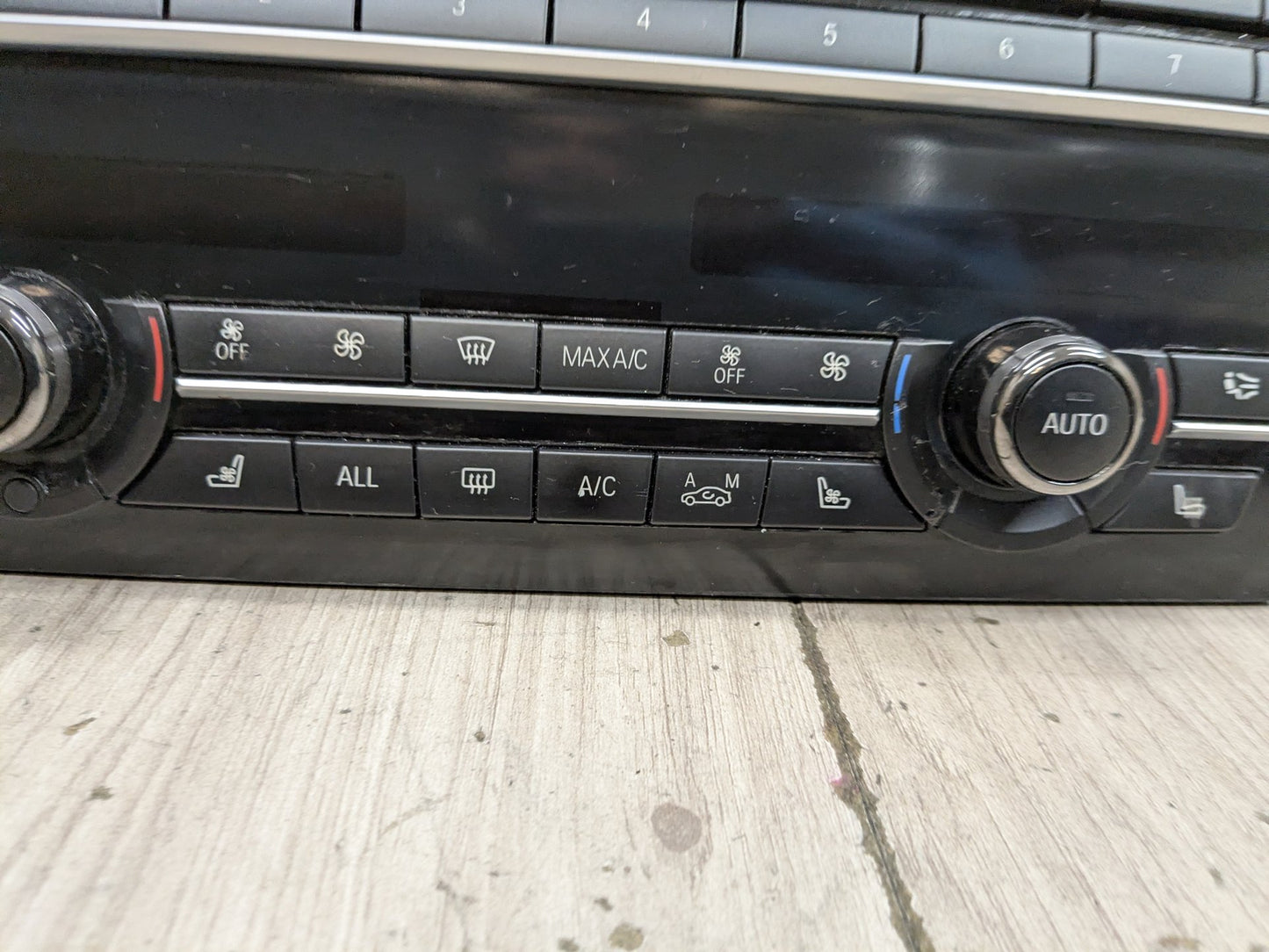 OEM BMW F01 F02 F10 528 M5 Climate AC Heater Control Panel