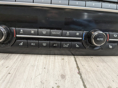 OEM BMW F01 F02 F10 528 M5 Climate AC Heater Control Panel