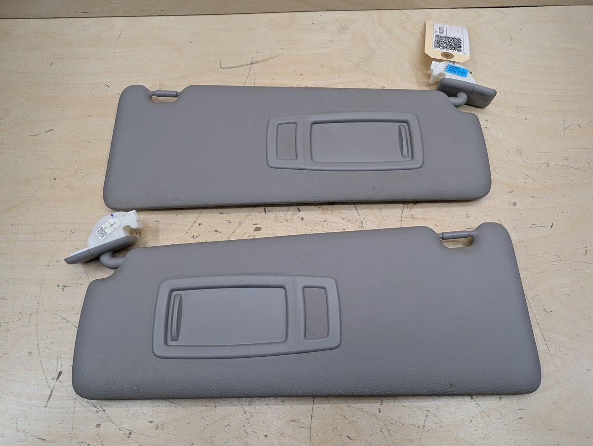2012-2018 BMW 320i F30 Front Left Right Sun Visor SET 7322291 OEM