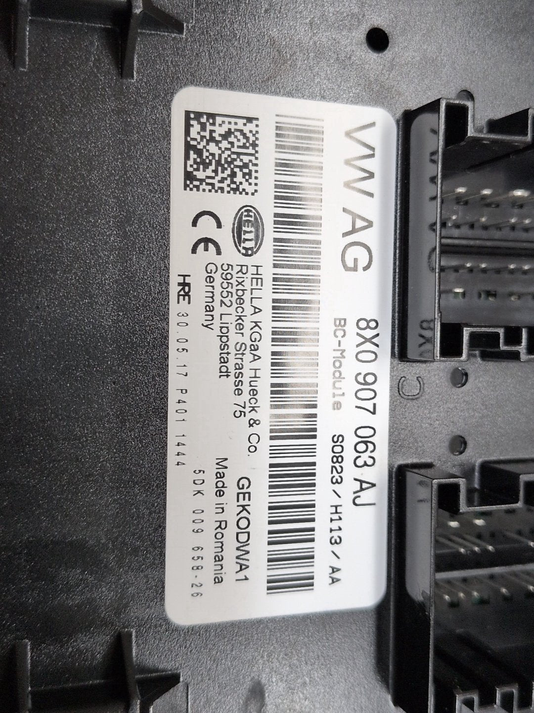 2015-2018 Audi Q3 8U BCM Body Control Module 8X0907063AJ