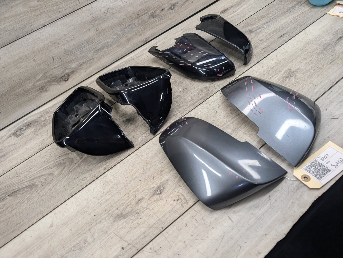 12-20 OEM BMW F30 F32 F33 F36 Front Left Right Side Mirror Cap Covers SET