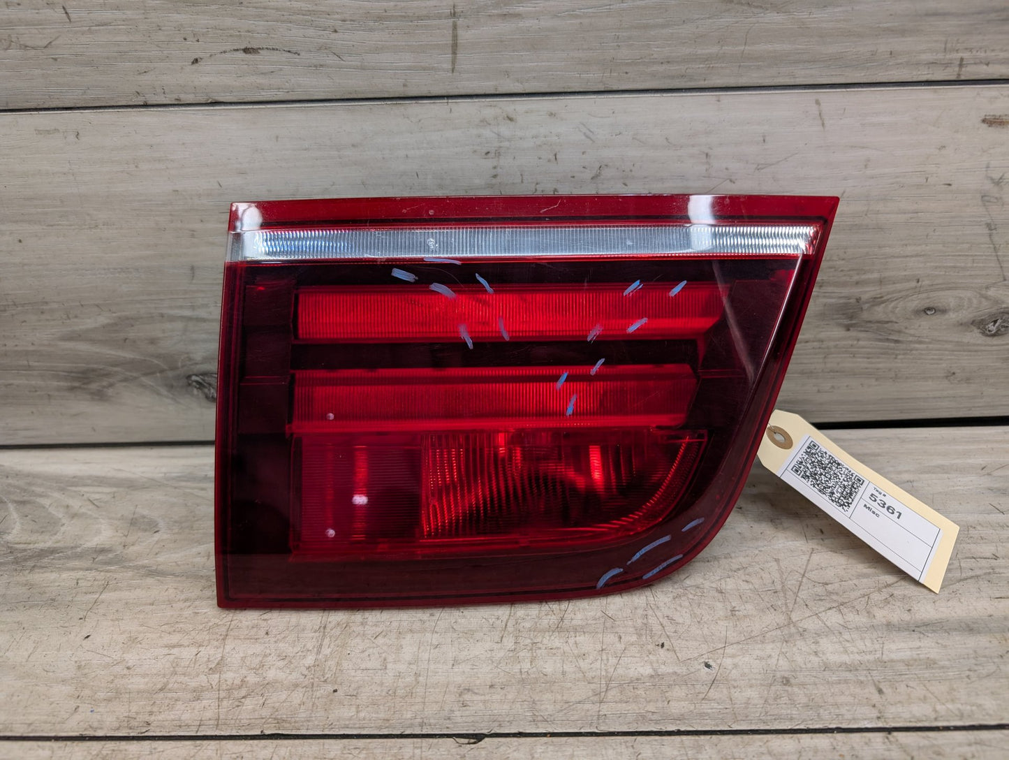 *2007-2013 BMW X5 E70 Rear Left Driver Inner Tail Light 7227793