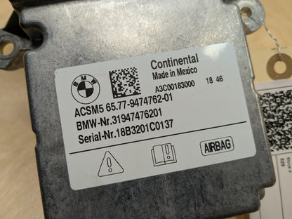 OEM BMW G01 G02 G12 G30 X3 X4 SRS Main Restraint Control Module