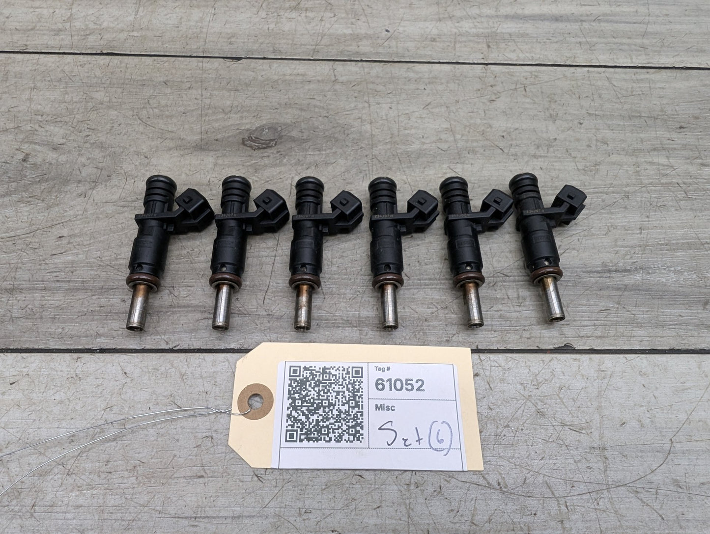 2007-2013 BMW E93 328i N52B30M1 Engine Motor Injector SET 7531634