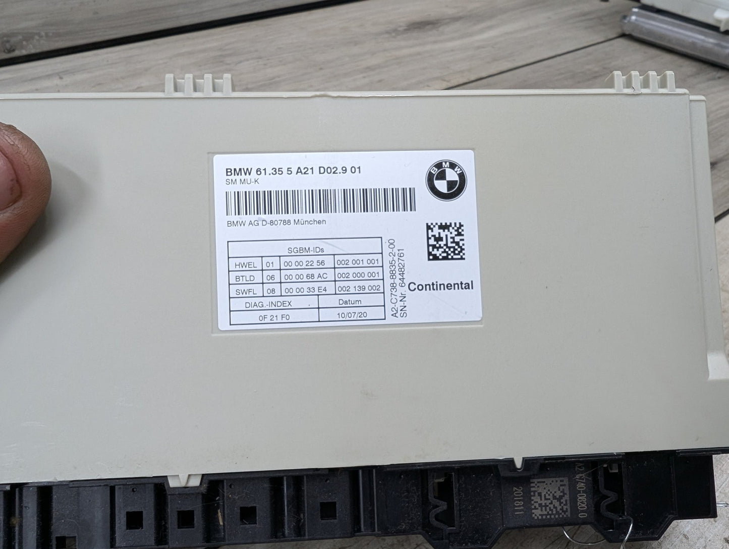 2019-2026 BMW X5 G05 Front Left or Right Seat Control Module 5A21D02