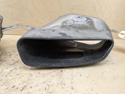 2012-2018 Audi A6 C7 Rear Left Right Exhaust Muffler Tips SET 4G0253825P OEM