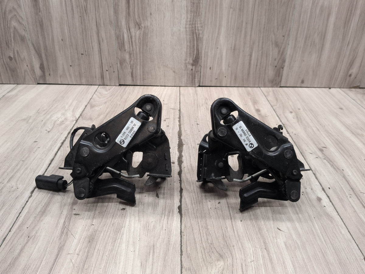 2011-2016 BMW M5 F10 Hood Bonnet Safety Lock Latches SET 7206453 OEM