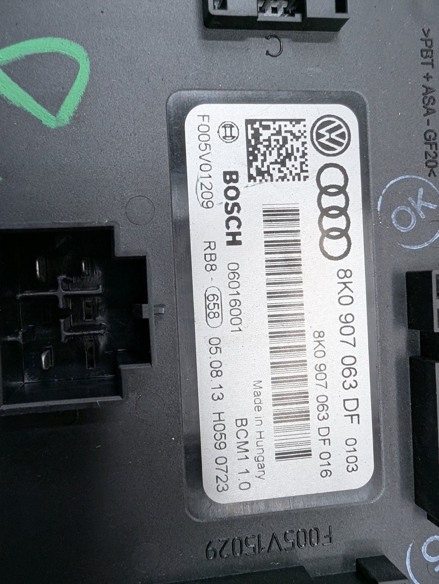 2009 - 2017 Audi Q5 8R BCM Body Control Module 8K0907063DF EA888