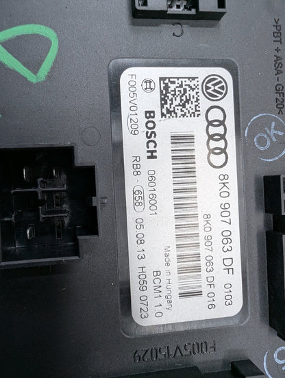 2009 - 2017 Audi Q5 8R BCM Body Control Module 8K0907063DF EA888
