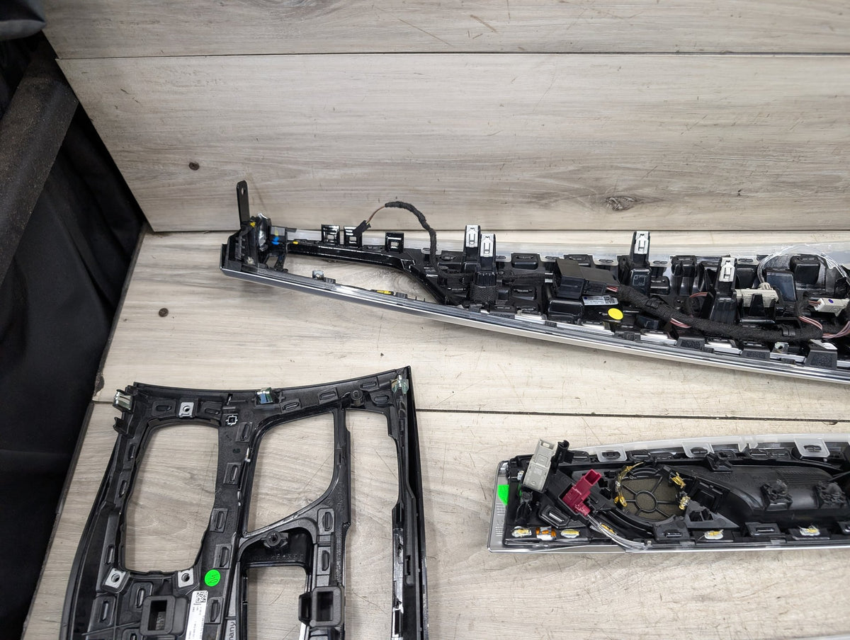 2017-2023 BMW 530i G30 Front Rear Left Right Dash Interior Trims SET 9370802