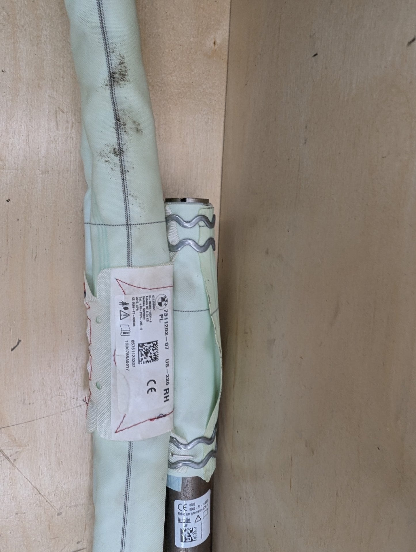 OEM BMW F30 F36 F80 M3 335 435 Right Passenger Roof Head Curtain Air Bag Airbag