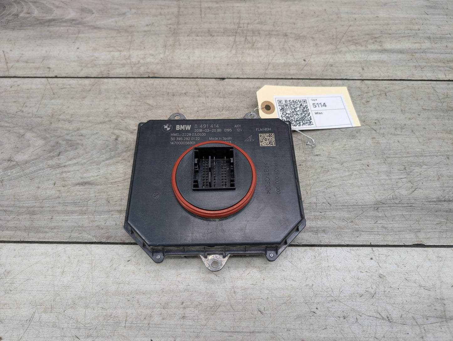 OEM BMW G01 G02 G30 F90 X3 M5 LED Adaptive Headlight Ballast Unit Control Module
