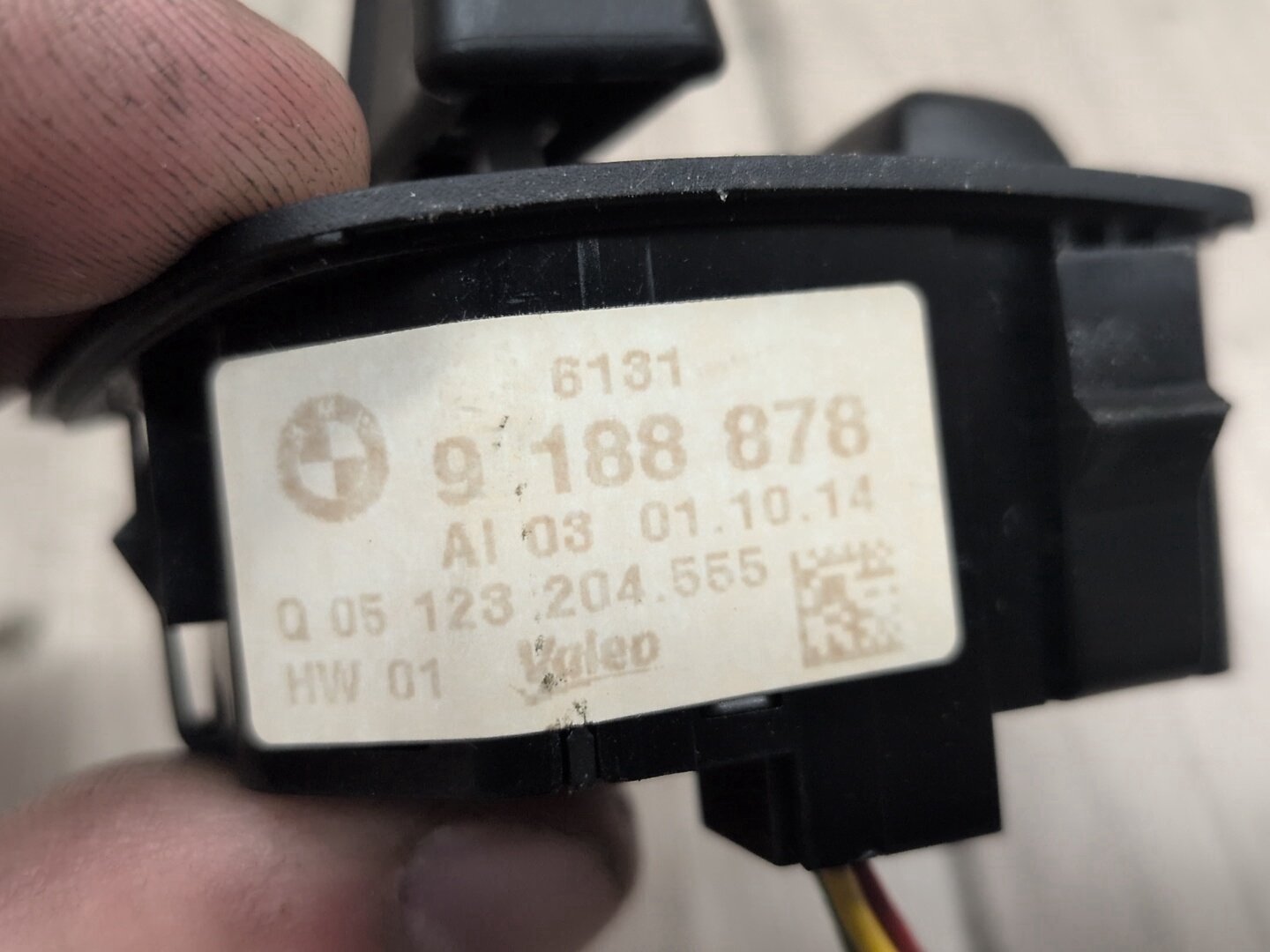 2012-2018 BMW M6 F06 - Steering Wheel Heater Switch PN: 9188878