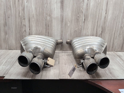 2013 - 2017 Audi S5 8T Rear Left Right Exhaust Muffler Tips SET 8K0253611BC CTUB